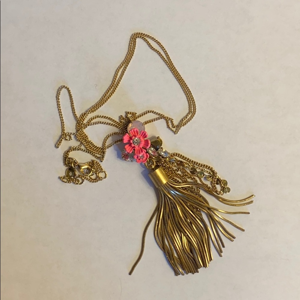 J Crew Drop Pendant Necklace